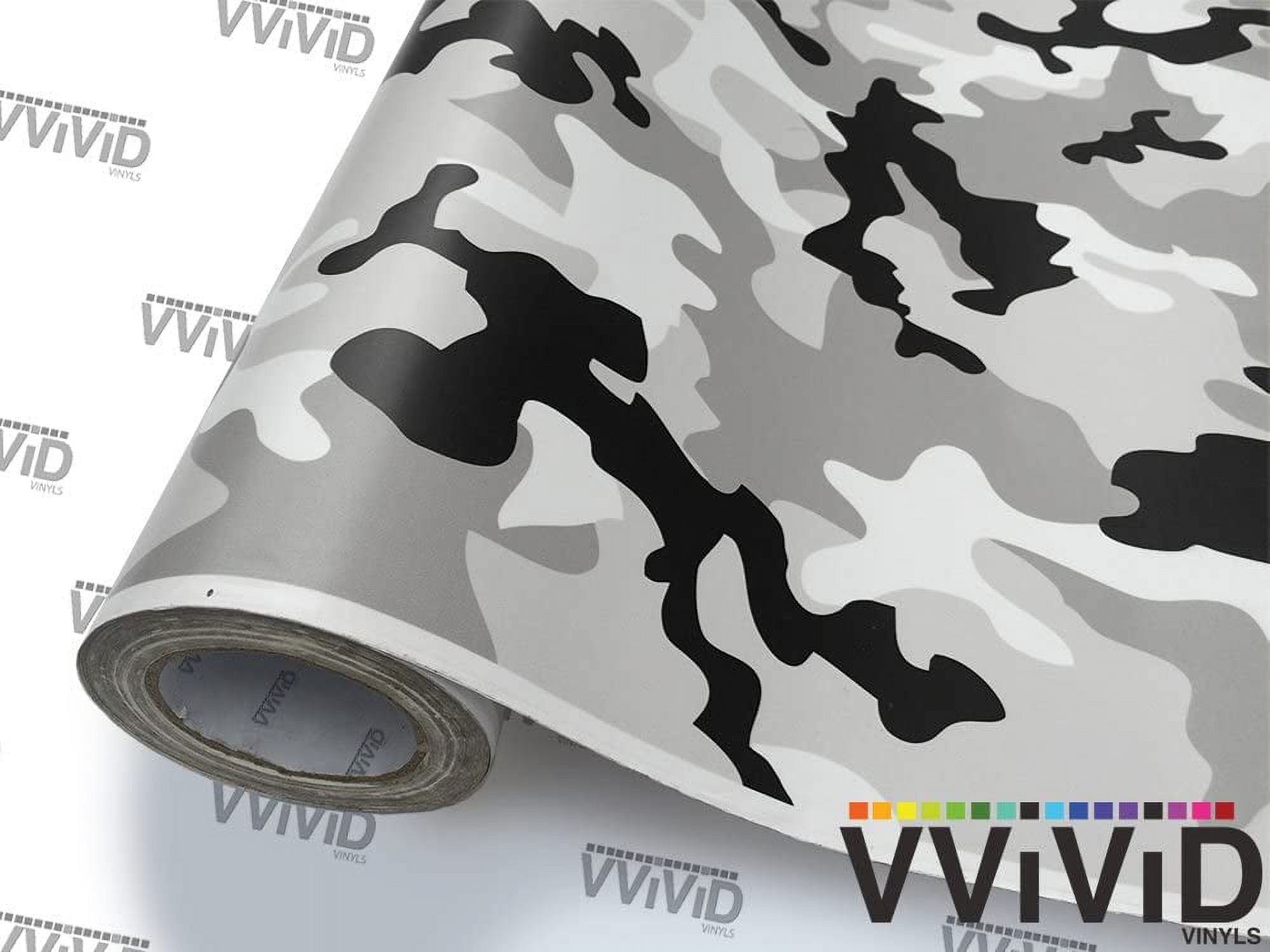 VViViD Vinyl Camouflage Pattern Wrap Air-Release Adhesive Film